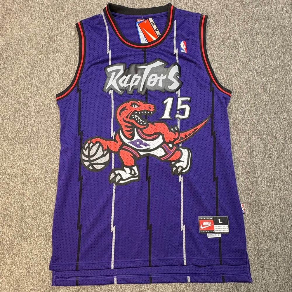 Vintage Toronto Raptors 98-99 Vince Carter Swingman Nike Jersey Mens L Throwback